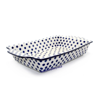 Zapiekacz 32cm dek. 61X Grochy